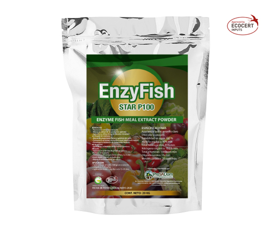 Enzy Fish Star P 100 Mejorador de Suelo y Fuente de Aminoácidos